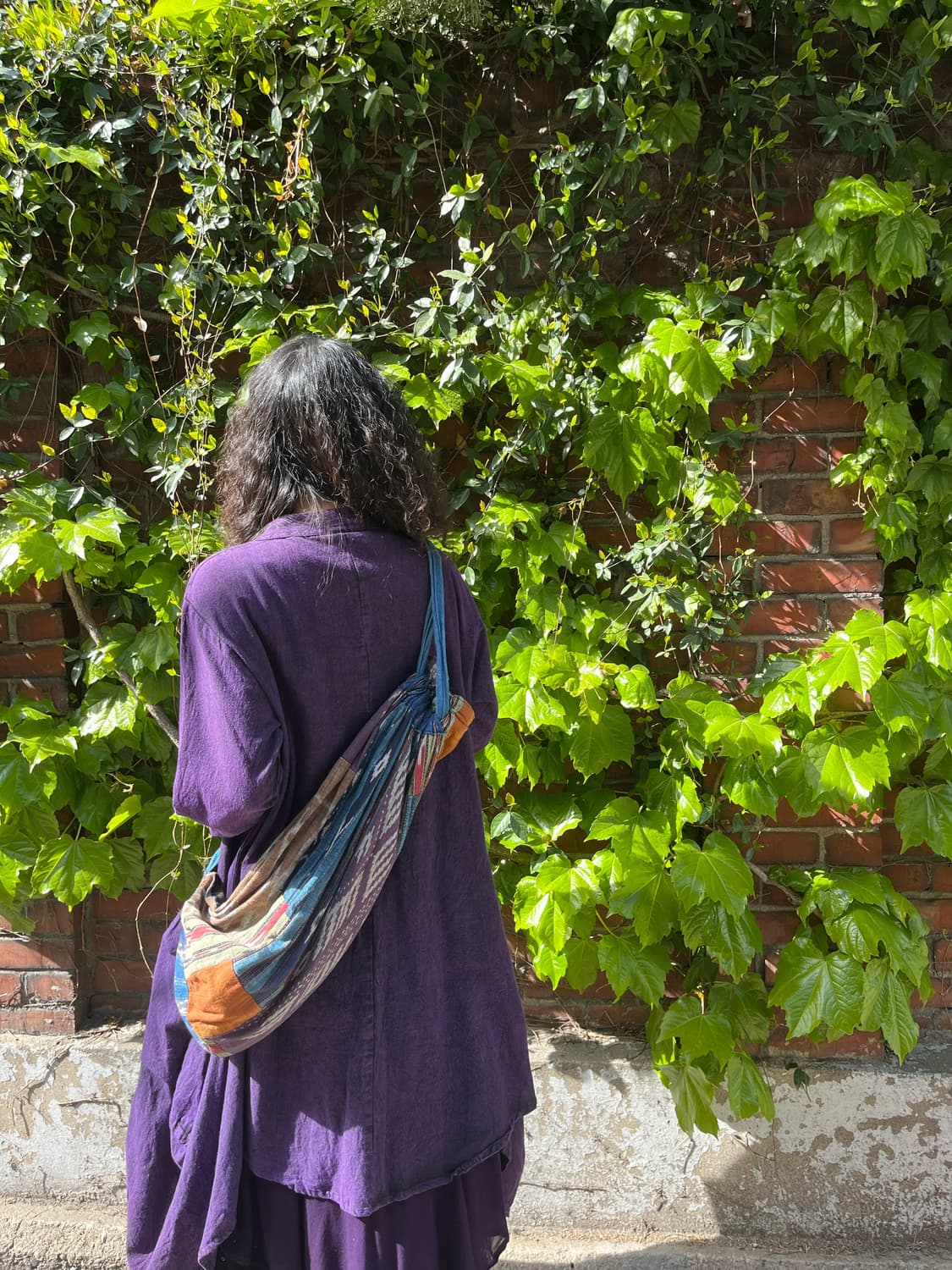 블루 히피 에스닉 패치워크 백팩 상품이미지5