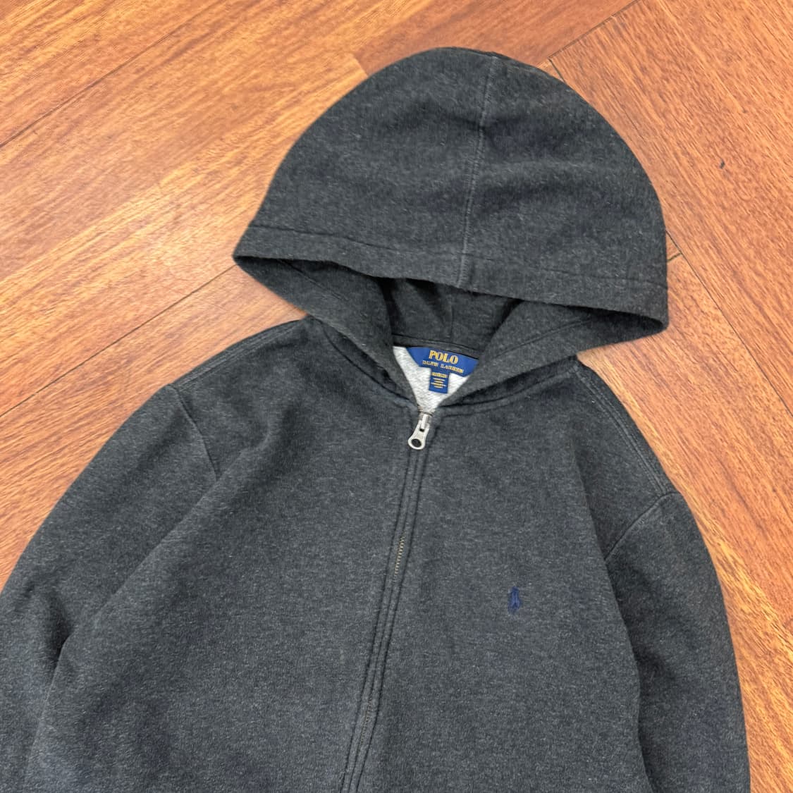 90 폴로 랄프로렌 차콜 후드 집업  상품이미지3