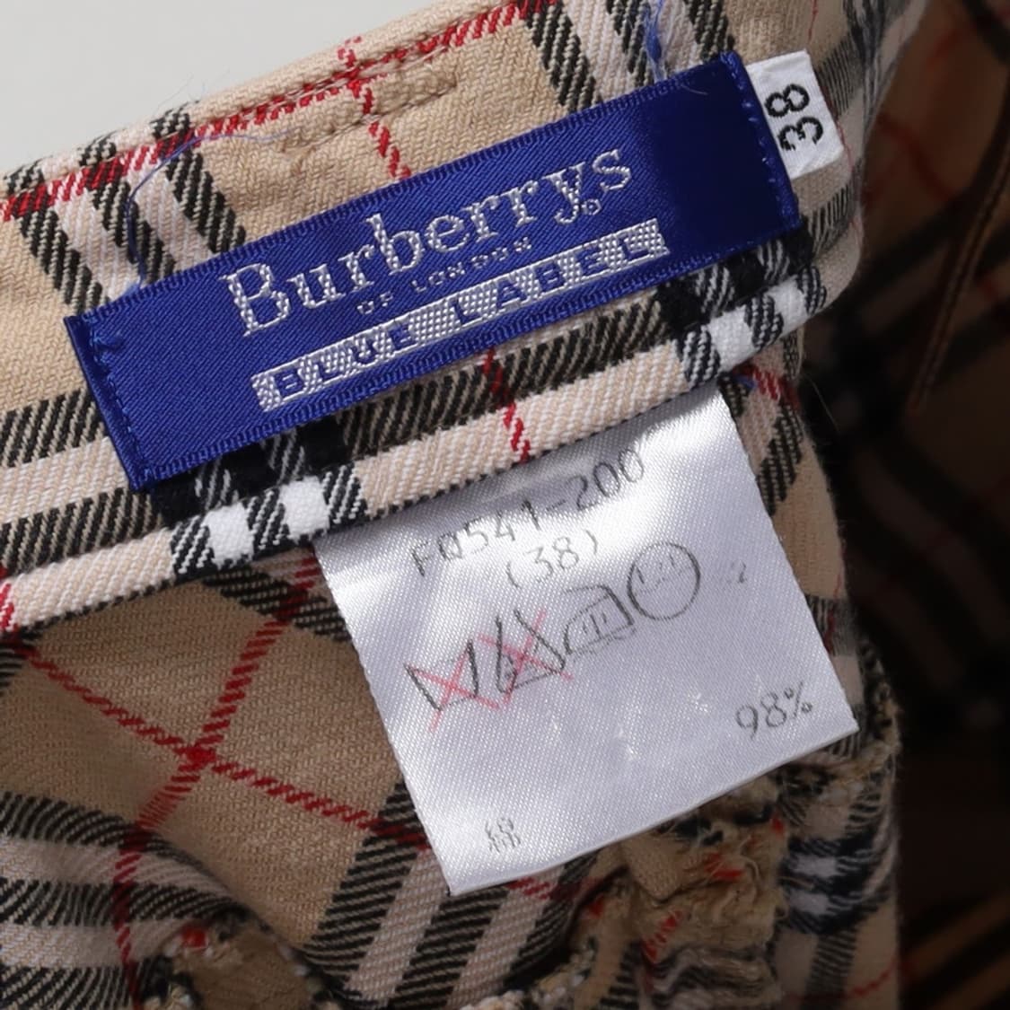 버버리 Burberry Blue Label Nova Check Pants 상품이미지8