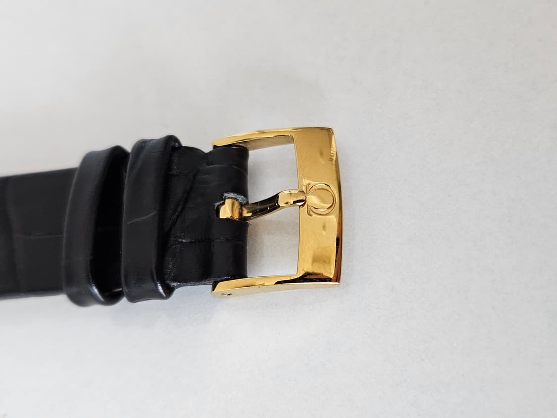 빈티지 오메가 드빌 금장 남성용 가죽 시계 상품이미지7