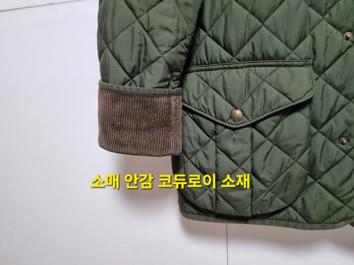 남성 폴로 카키 코듀로이 퀼팅 퀄팅 자켓 점퍼 상품이미지5
