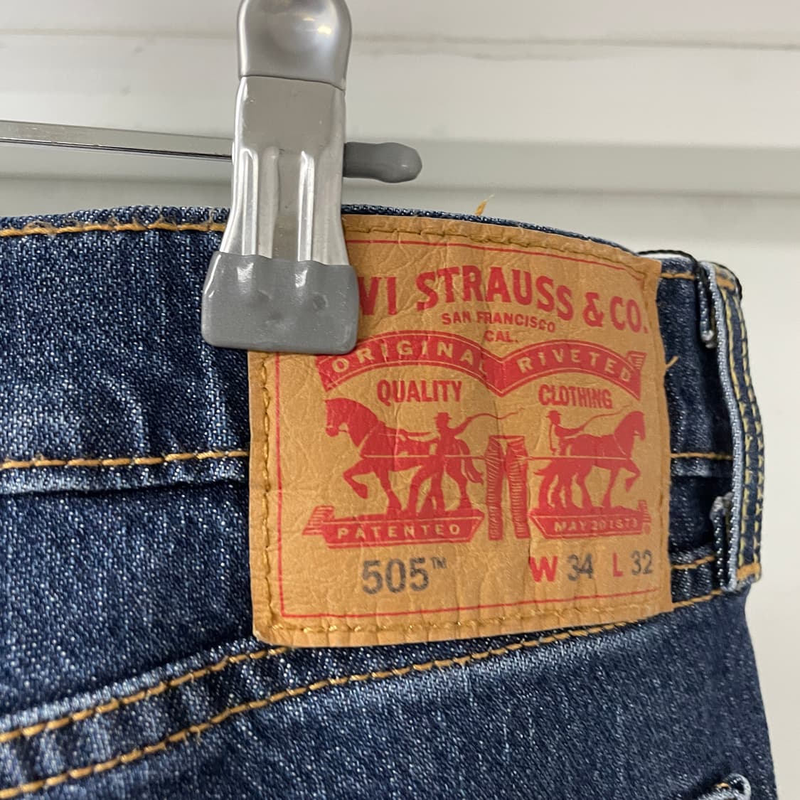 리바이스 505 데님 팬츠 W34 L32 상품이미지4