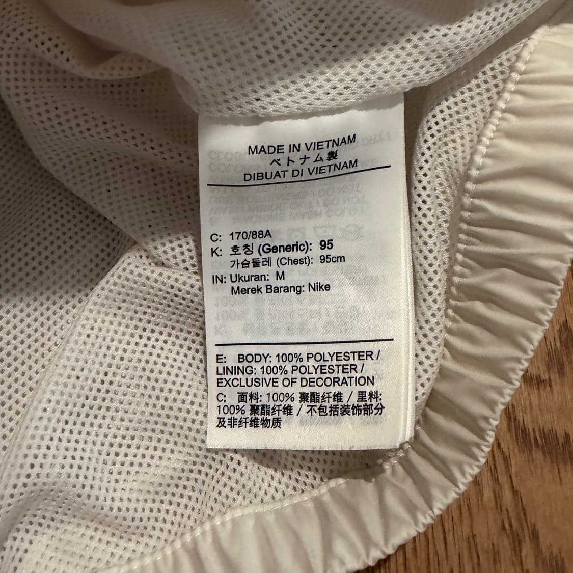 Nike NSW 백로고 클럽 풀 집 우븐 자켓 화이트  상품이미지3
