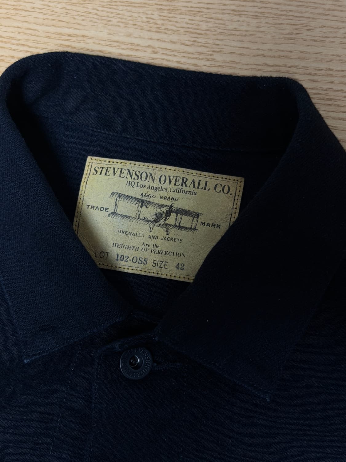 스티븐슨 오버롤 데님 트러커 자켓 블랙 42 상품이미지3