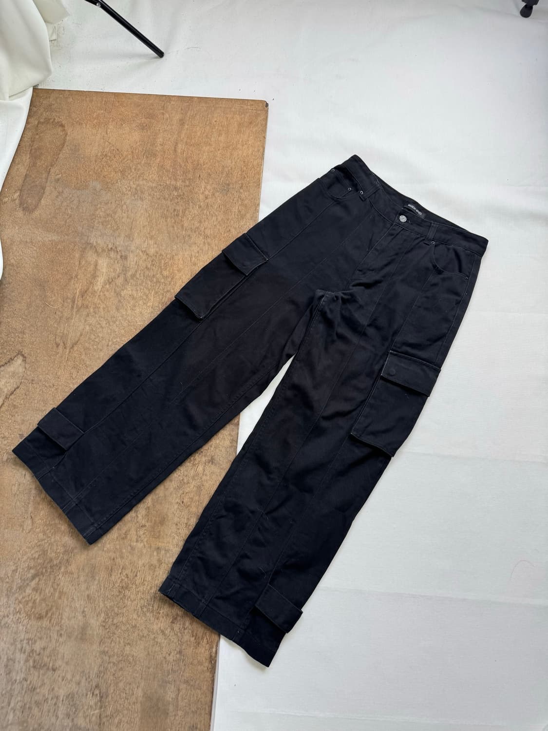 maison mined 메종미네드 유틸리티 카고 와이드 데님 팬츠 상품이미지2