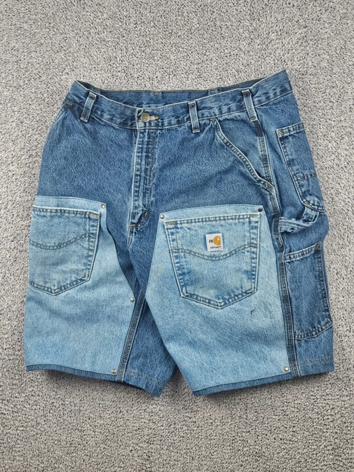 칼하트 데님 카펜터 쇼츠 반바지 커스텀 ( 34" ) / 12023 상품이미지2