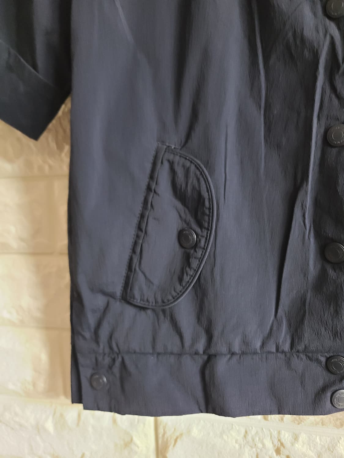 베네통 네이비 반팔 자켓 M(95) 상품이미지5