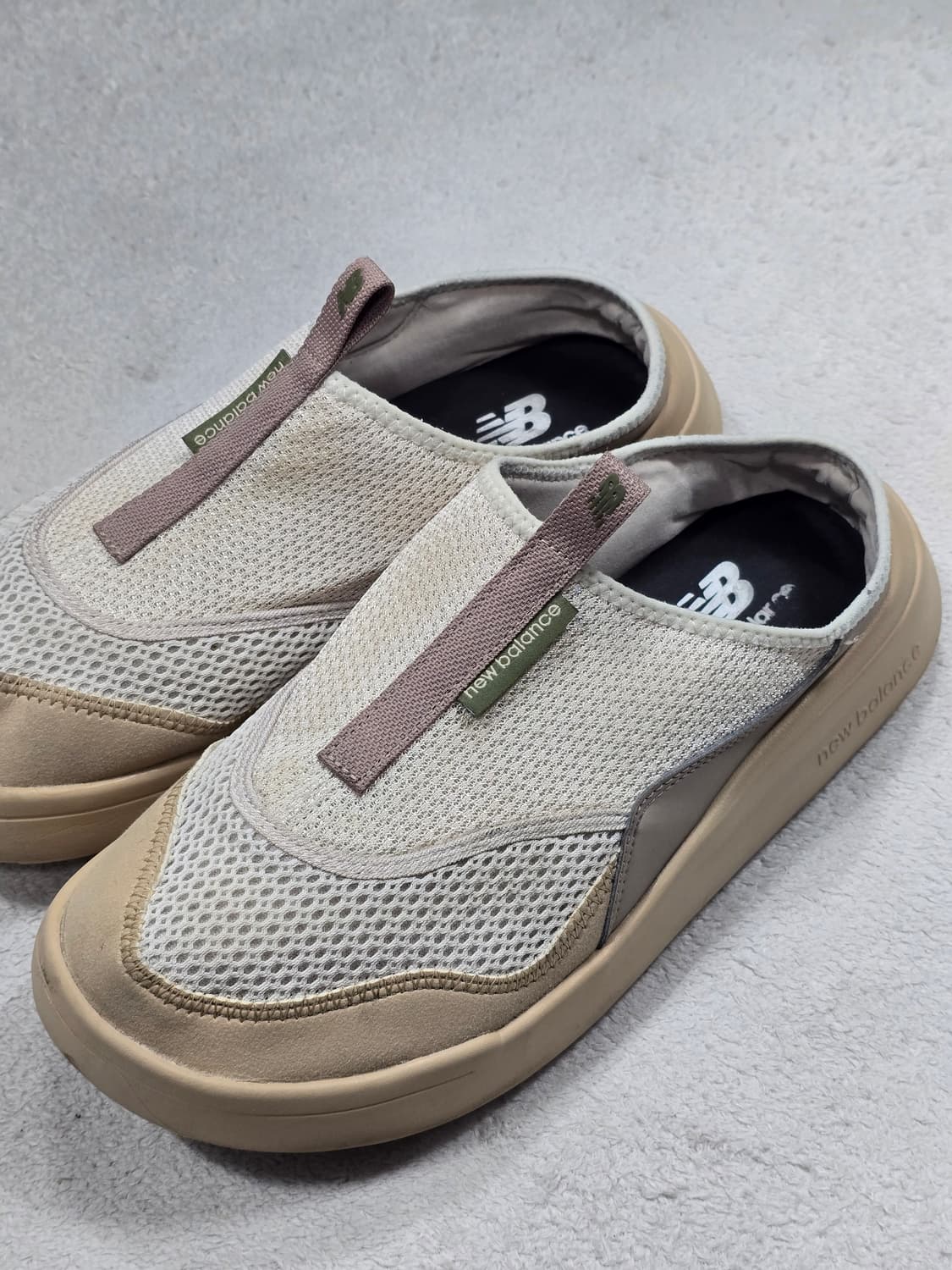 뉴발란스 CRV-T 뮬 스니커즈 베이지 280 상품이미지2