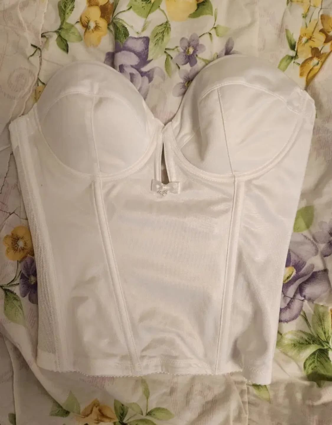일본 빈티지 화이트 코르셋 65E 상품이미지1