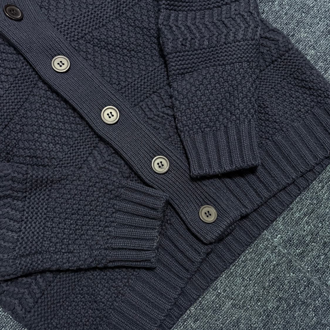 90s 라코스테 숄카라 가디건 상품이미지2