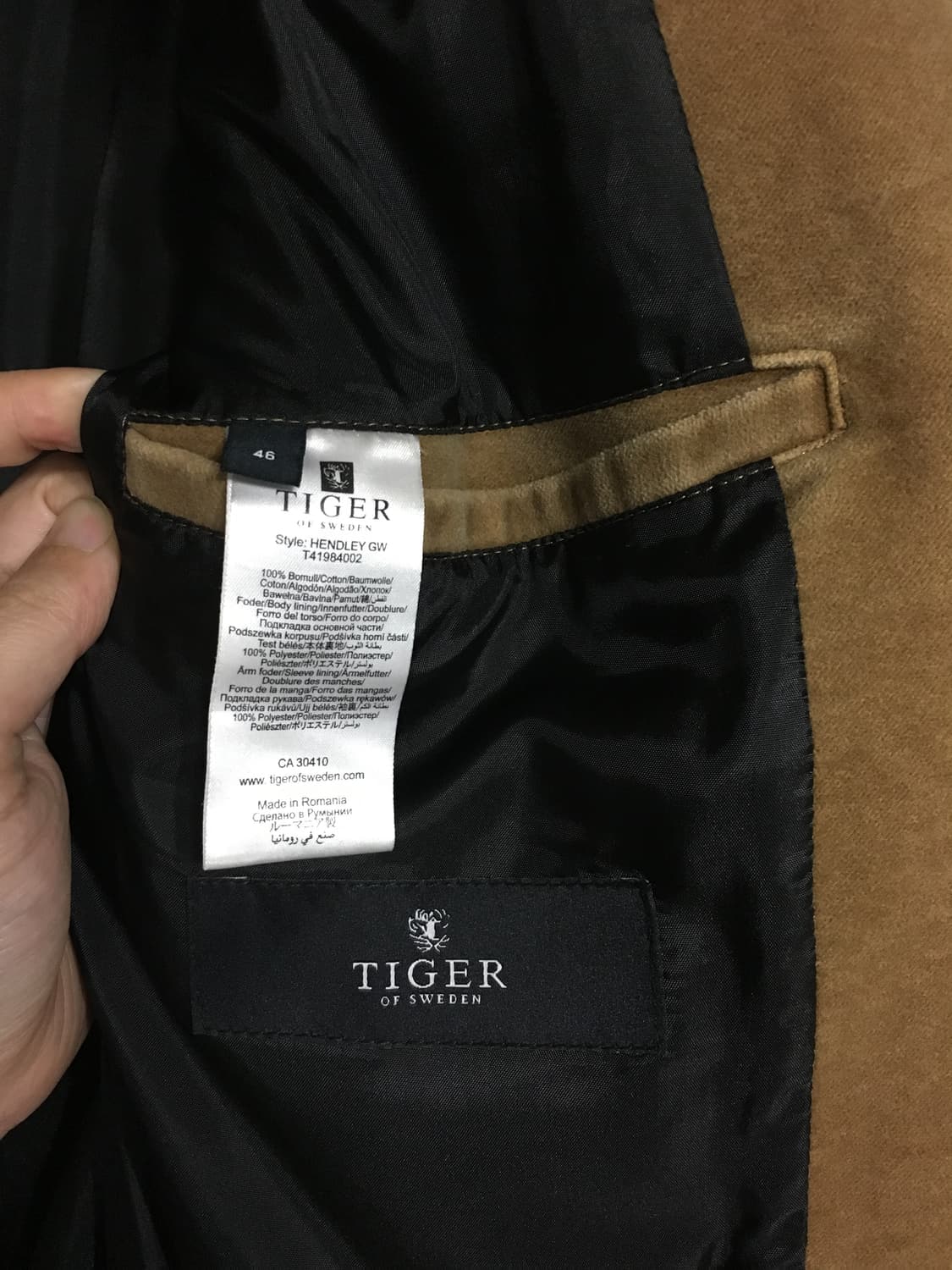 TIGER OF SWEDEN Molskin Coat 상품이미지5
