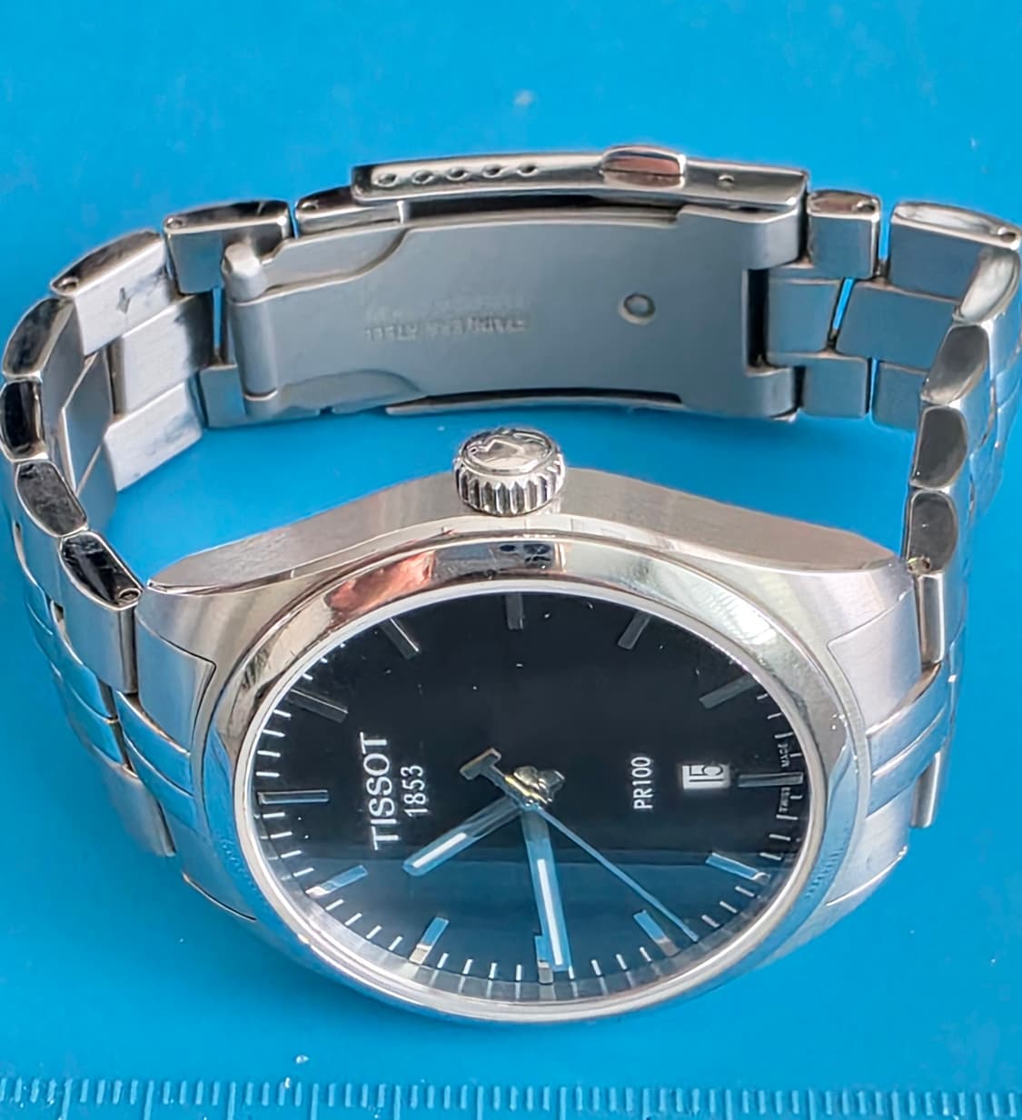 티쏘 (TISSOT) PR100 블랙 쿼츠시계 (보증서포함) 상품이미지3