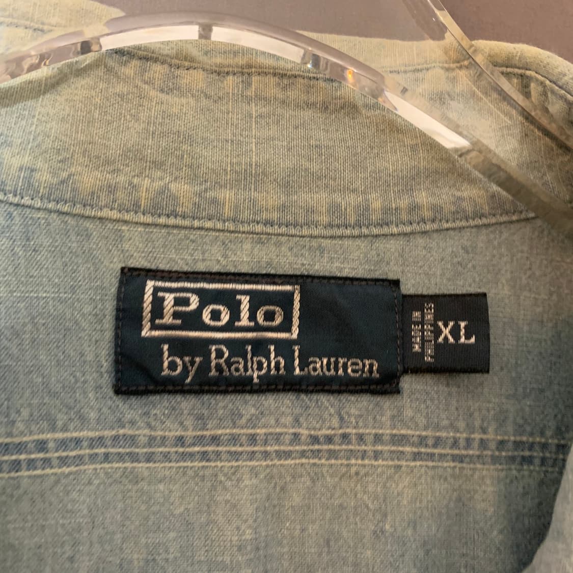 XL 폴로랄프로렌 투포켓 샴브레이 워크 셔츠 남방 상품이미지5