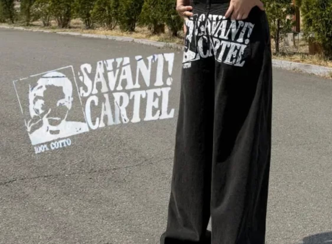 서번트 백프란팅 와이트 데님 팬츠 상품이미지1