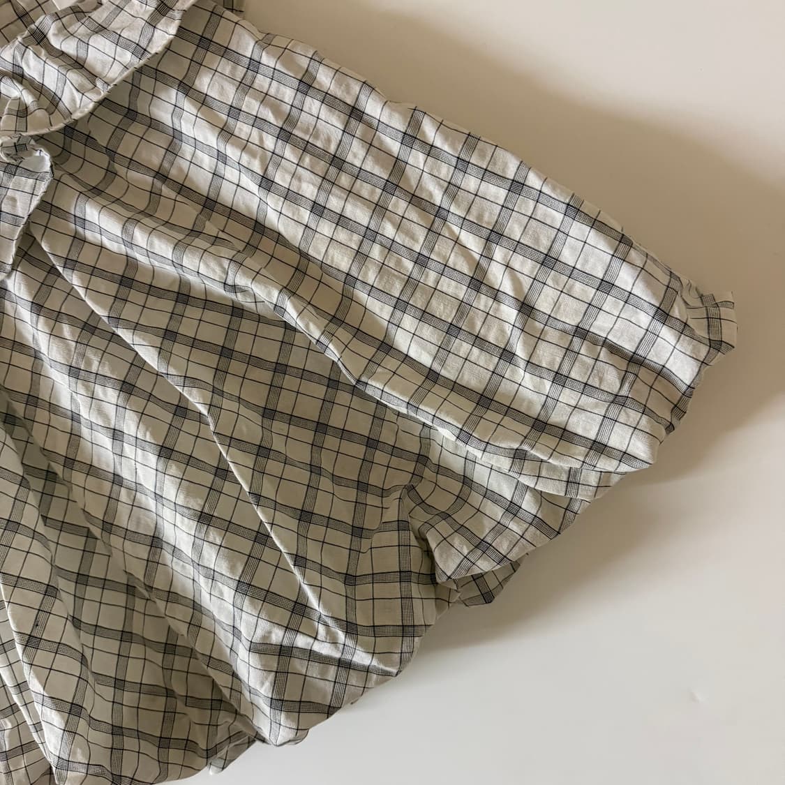 새상품 여자 프릴 체크 스커트 상품이미지4