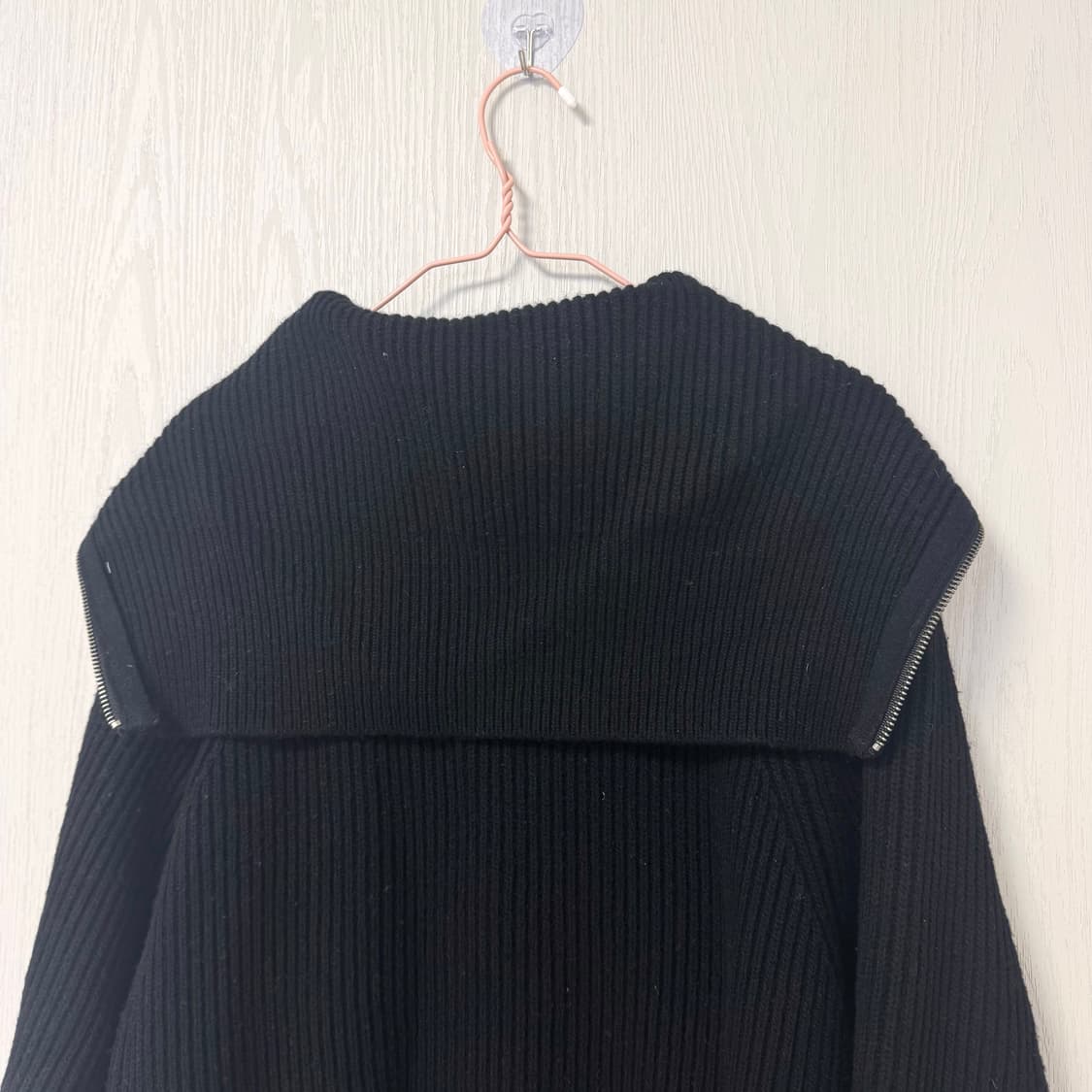 지컷 세일러 카라 니트 집업 상품이미지6