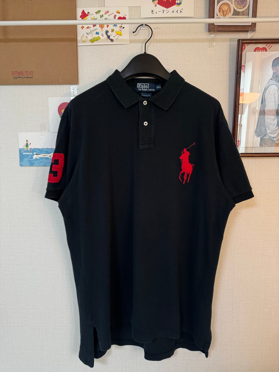 [2XL]폴로 랄프로렌 빅포니 카라티 블랙 상품이미지1