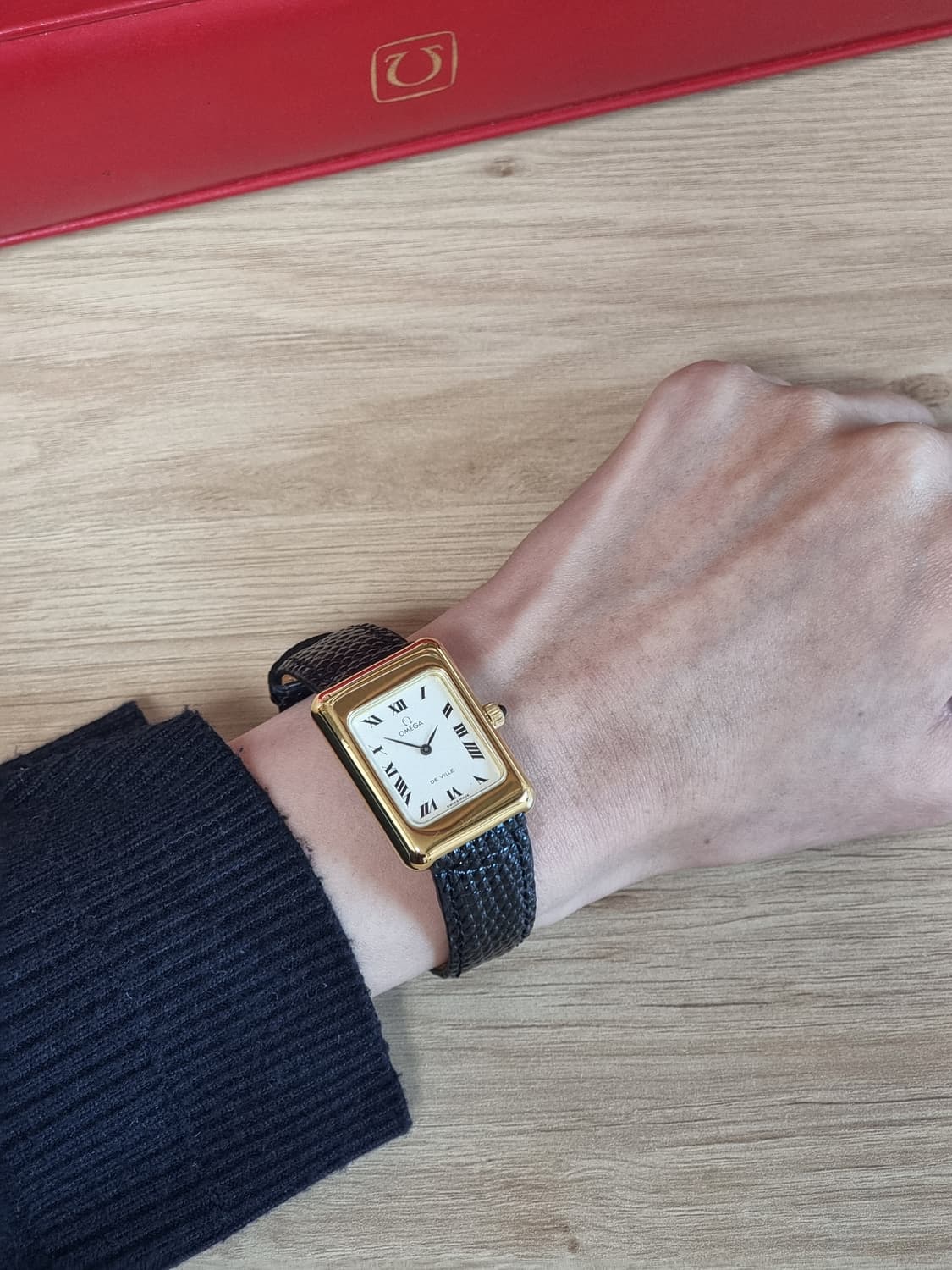 [레어] 오메가 드빌 탱크 골드 핸드와인딩 남여공용 시계 상품이미지7