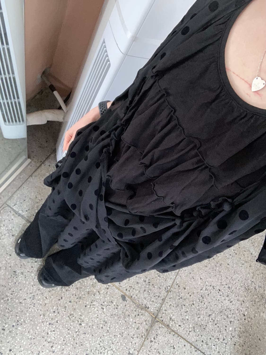 도트 원피스 상품이미지5