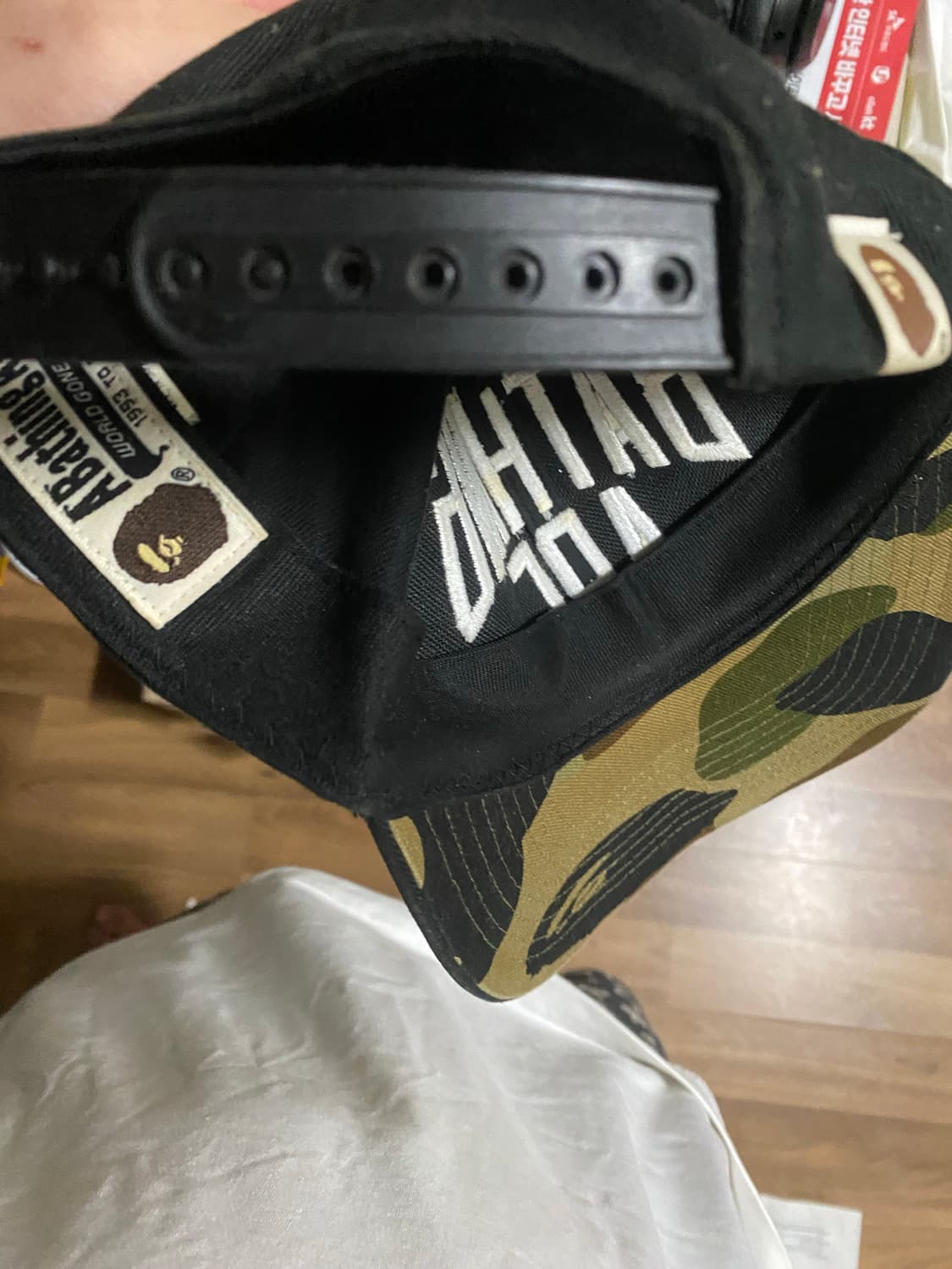 90’s OG bape lettering cap 상품이미지8