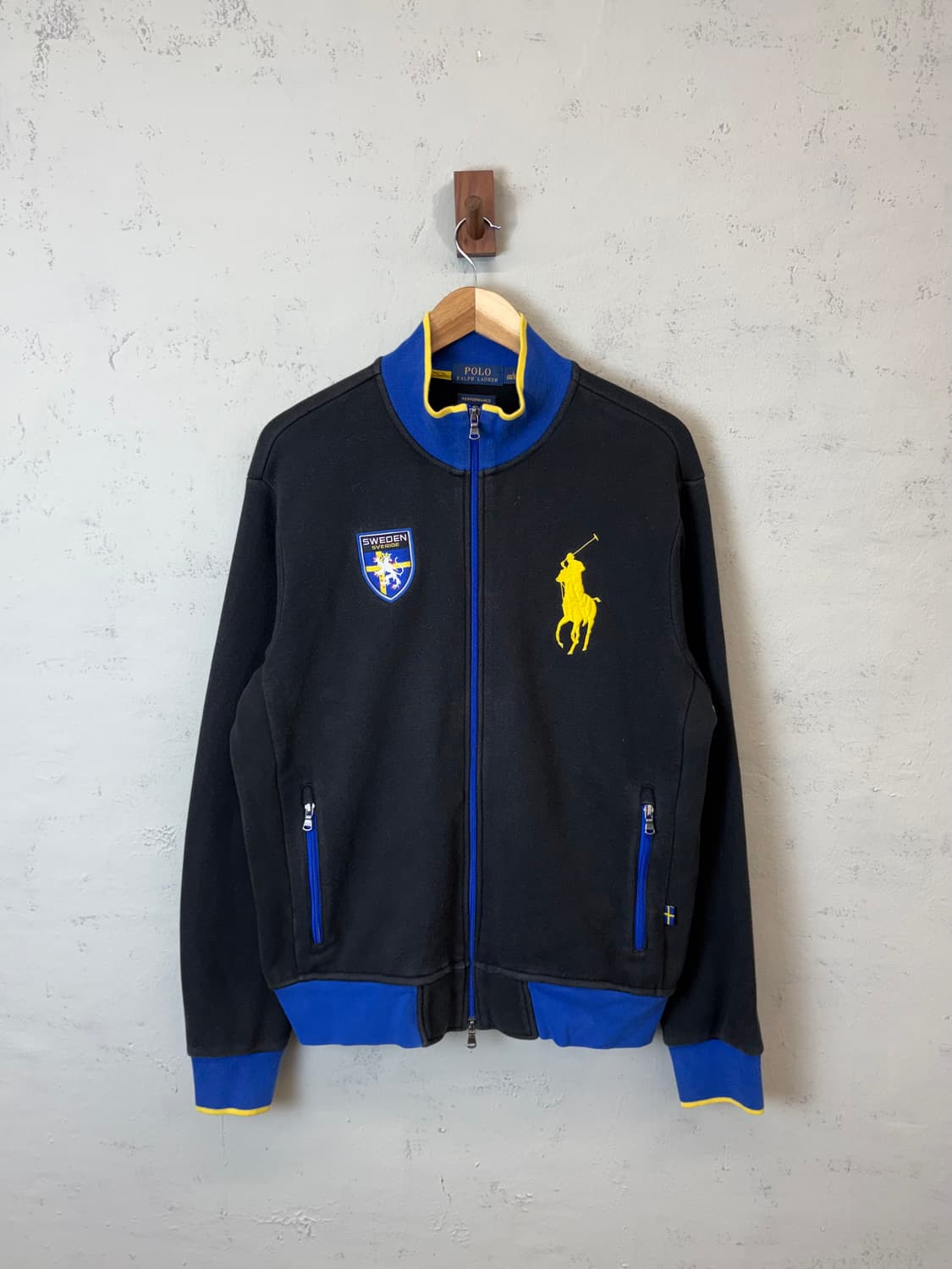 폴로랄프로렌 빅포니 스웨덴 로고 코튼 풀 집업 자켓 상품이미지1