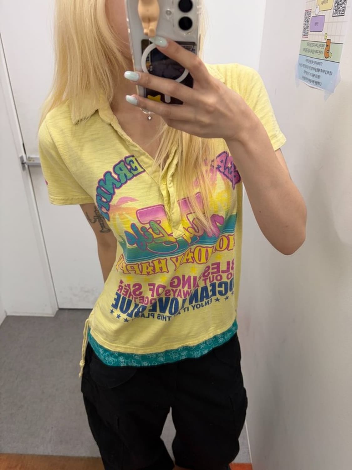 Y2K 프린팅 반팔 상품이미지6