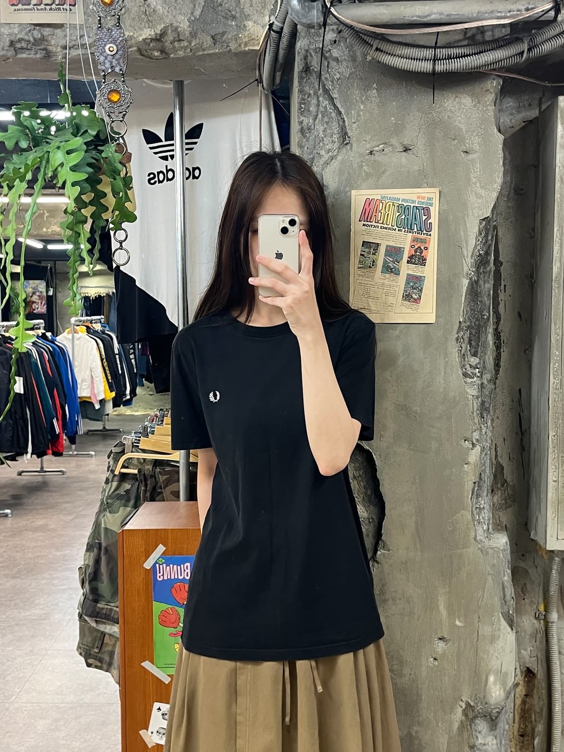 프레드페리 반팔티 블랙 M #csz703 상품이미지2