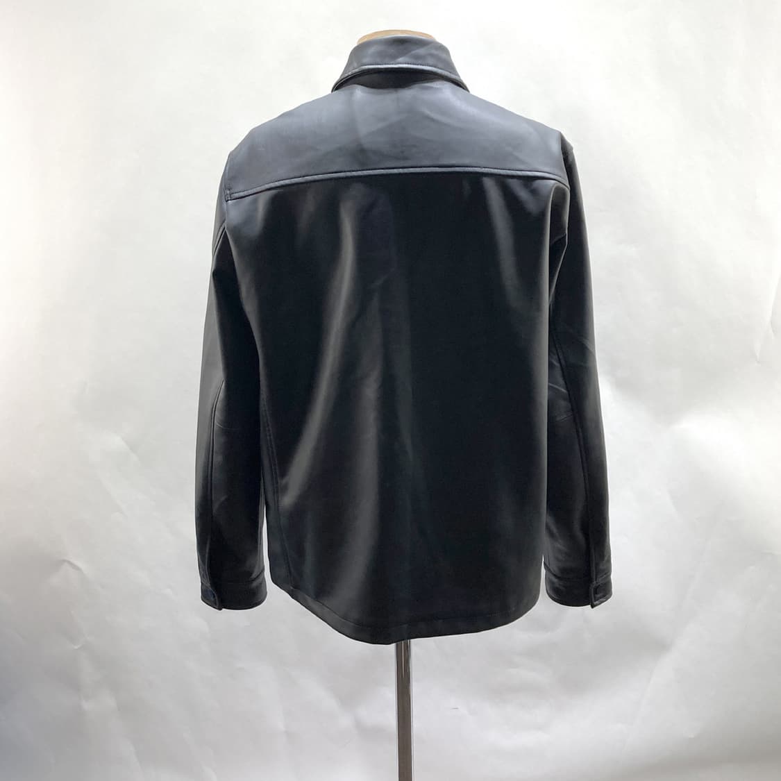 자라 남성레더자켓 카라 블랙 M  상품이미지3
