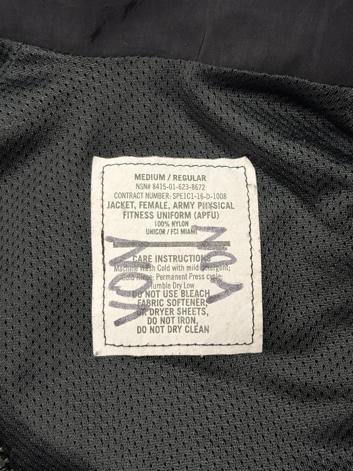 US ARMY APFU 3세대 미군 활동복 나일론 자켓 100 상품이미지6