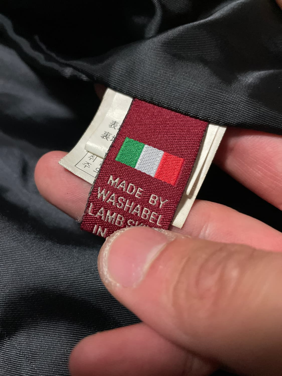 광희시장 웨스턴 무드 램스킨 양가죽 절개 레더 자켓 상품이미지9