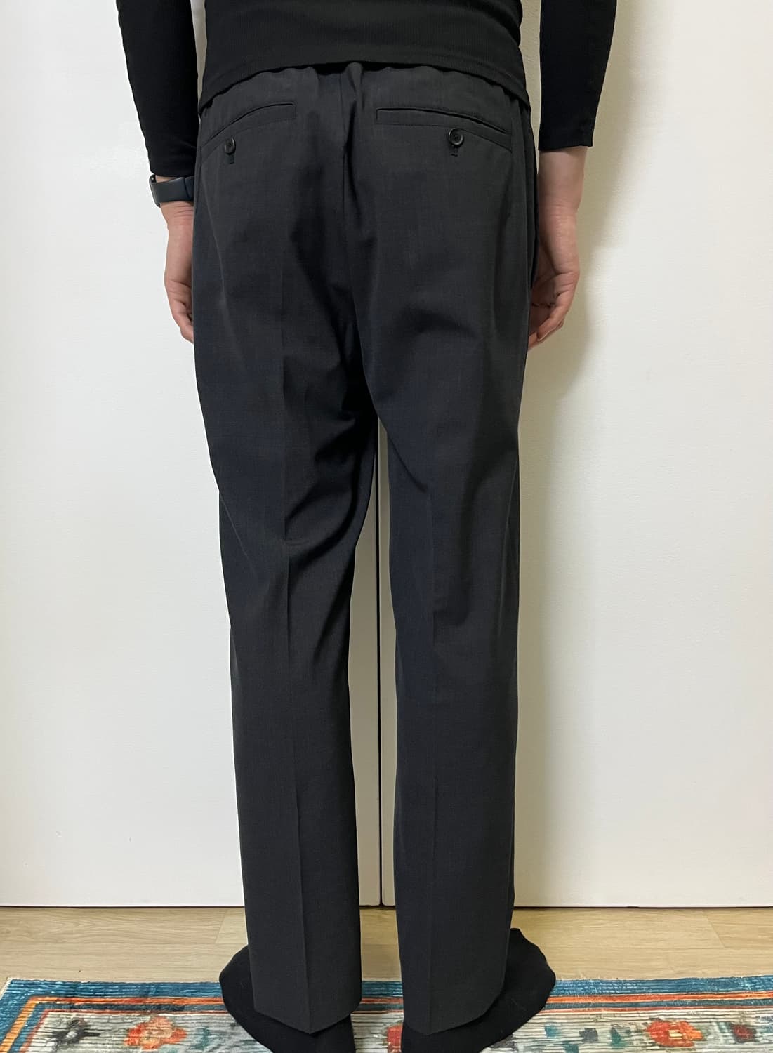 타임 옴므 슬렉스 뒷밴딩 챠콜 새상품급 상품이미지10