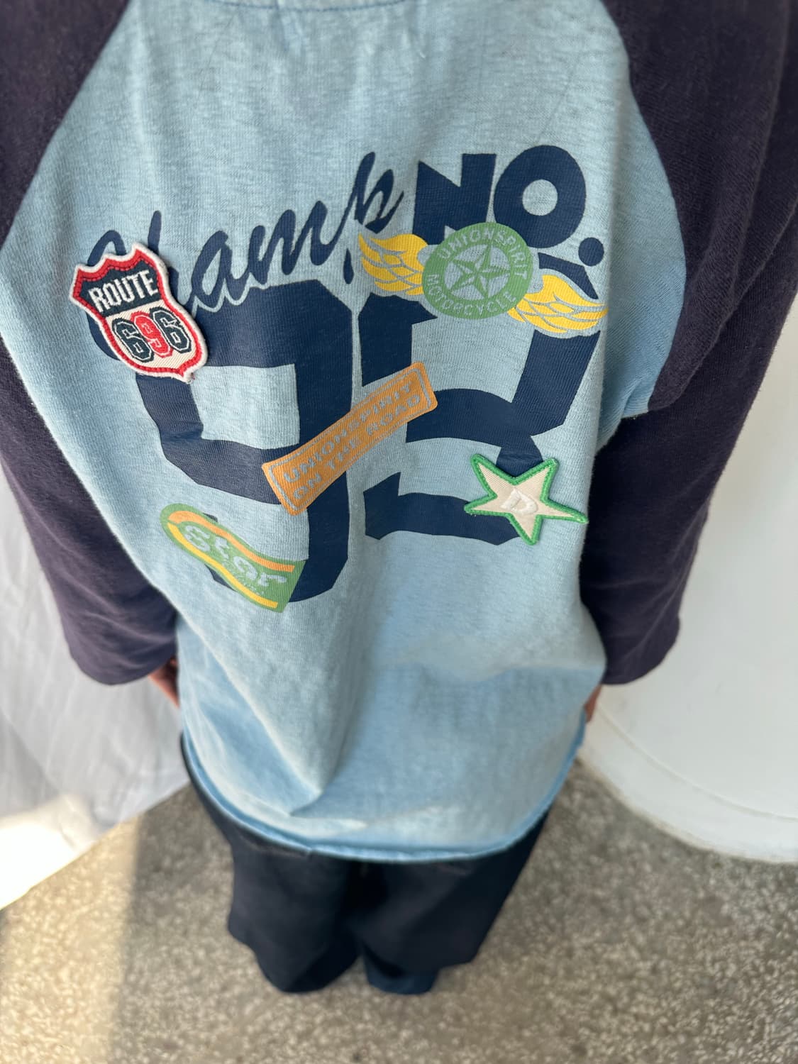 ⊹ Blue Moto Raglan Tee 상품이미지5