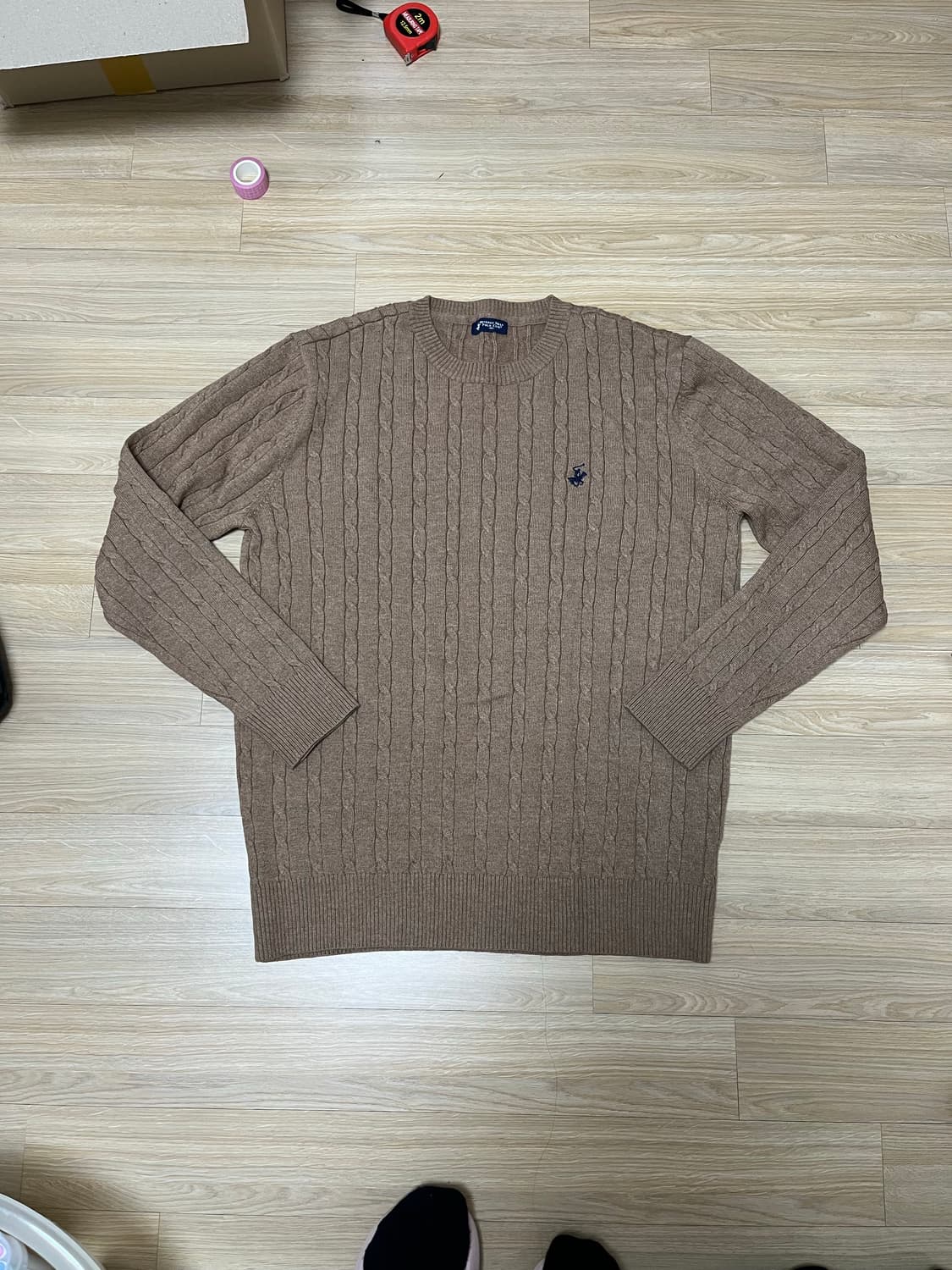 비버리힐스 폴로클럽 케이블 니트 상품이미지1