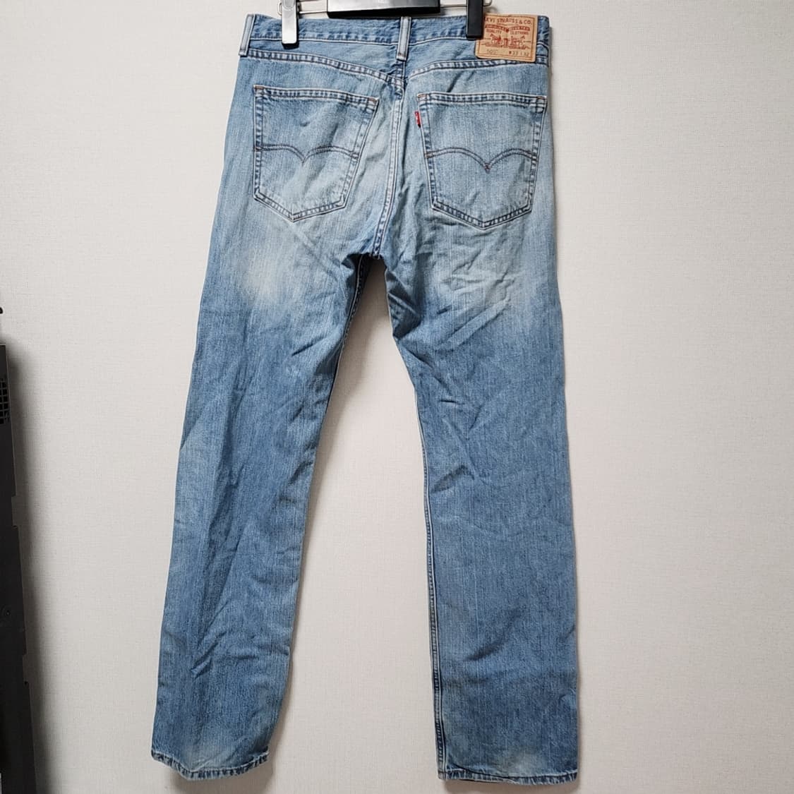 [33] 리바이스 와이드핏 505 연청 청바지 데님팬츠 상품이미지2