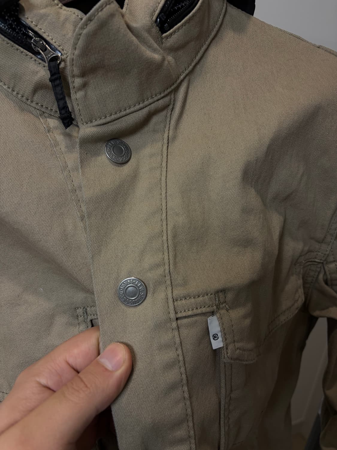 (M) levis 리바이스 화이트탭 히든 후드 유틸리티 트러커 자켓 상품이미지2