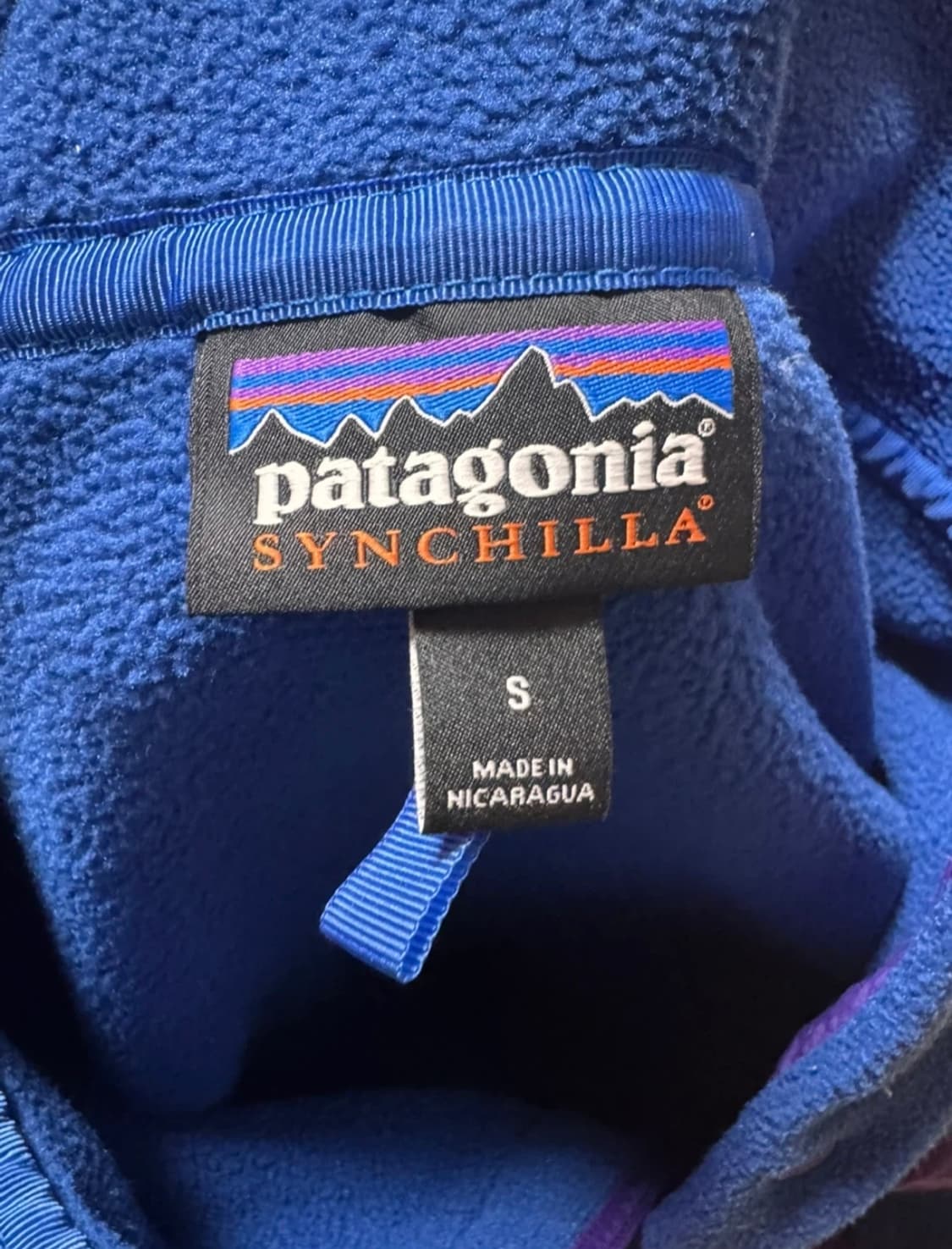파타고니아 신칠라 풀오버 슈페리어 블루 s 상품이미지2