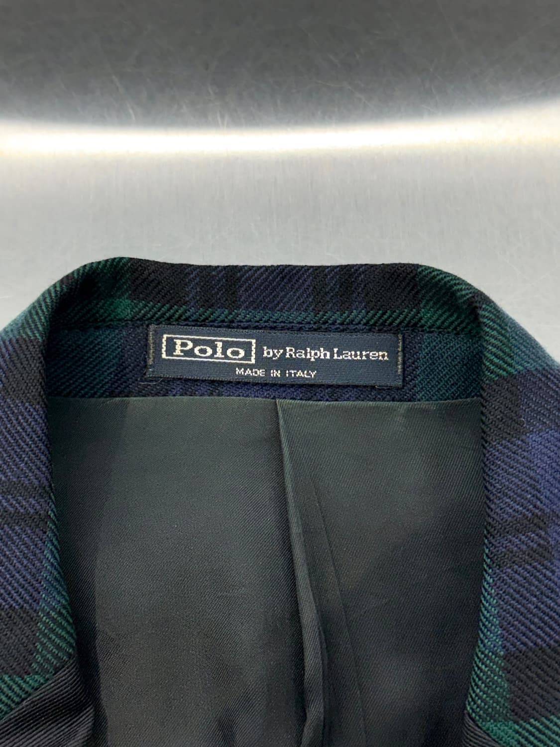 폴로 랄프로렌 블랙워치 울 플래드 싱글 브레스티드 블레이저 자켓 상품이미지7