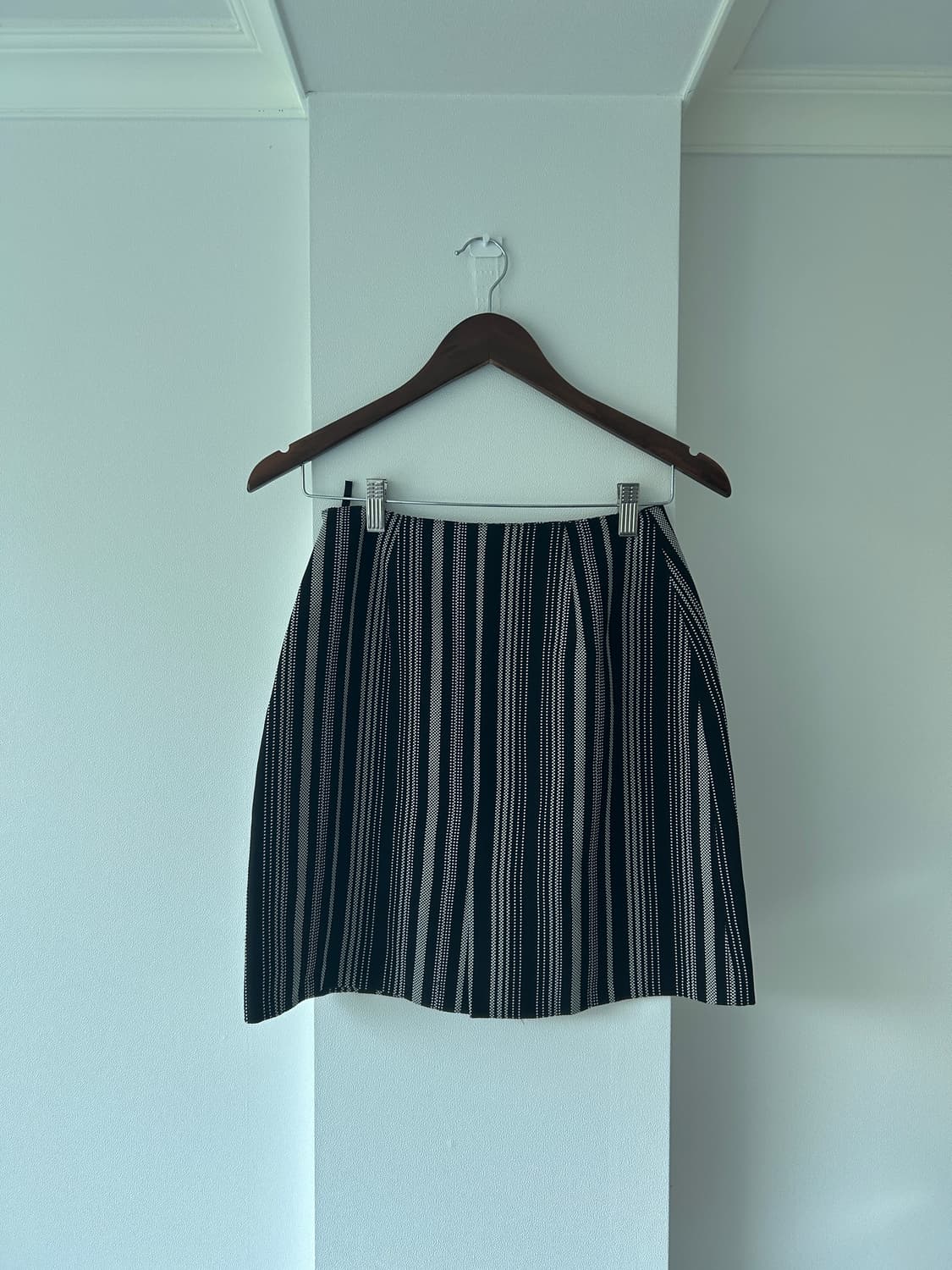 Black Stripe Mini Skirt /빈티지 미니 스커트 상품이미지1