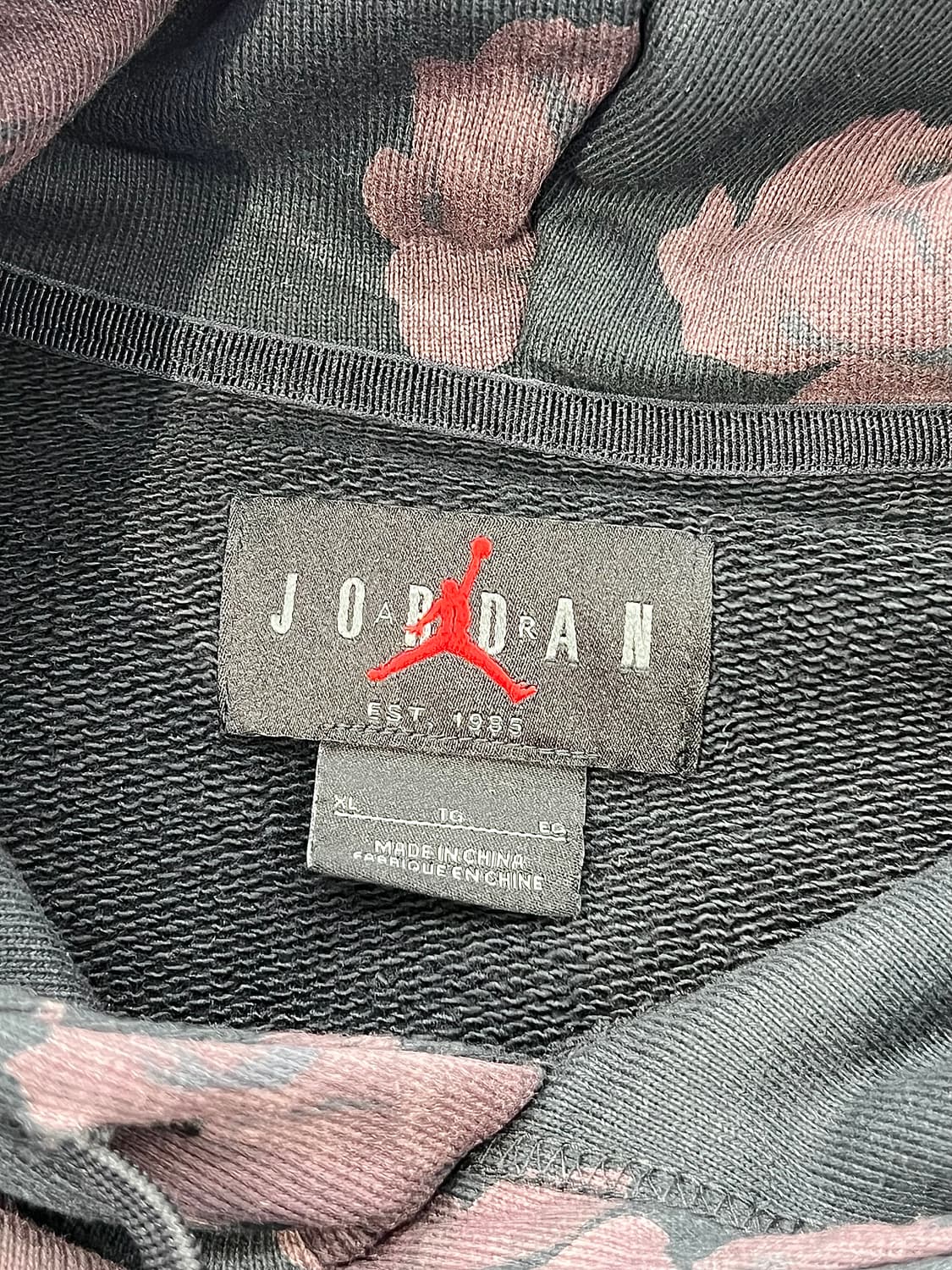 조던 x 아 마 마니에르 올 오버 프린트 플리스 후드 블랙 상품이미지7