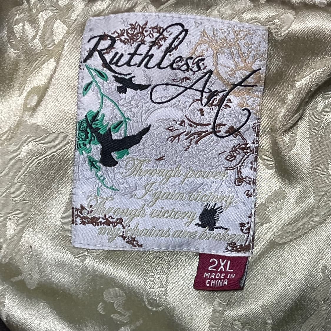 2XL 듀트 해골자수 보석 디테일 후드 집업 상품이미지4