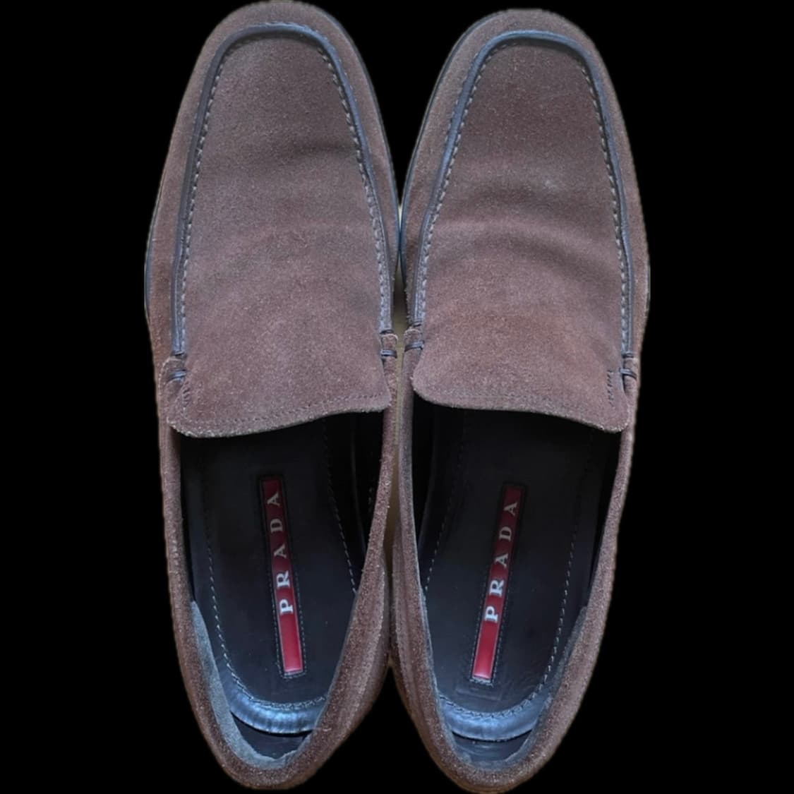 prada sport brown suede roafer 상품이미지1