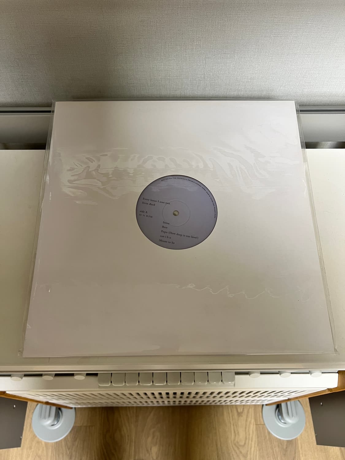 [LP] 백예린 정규 1집 내가 너에게 보냈던 모든 편지들 LP 클리어 상품이미지4