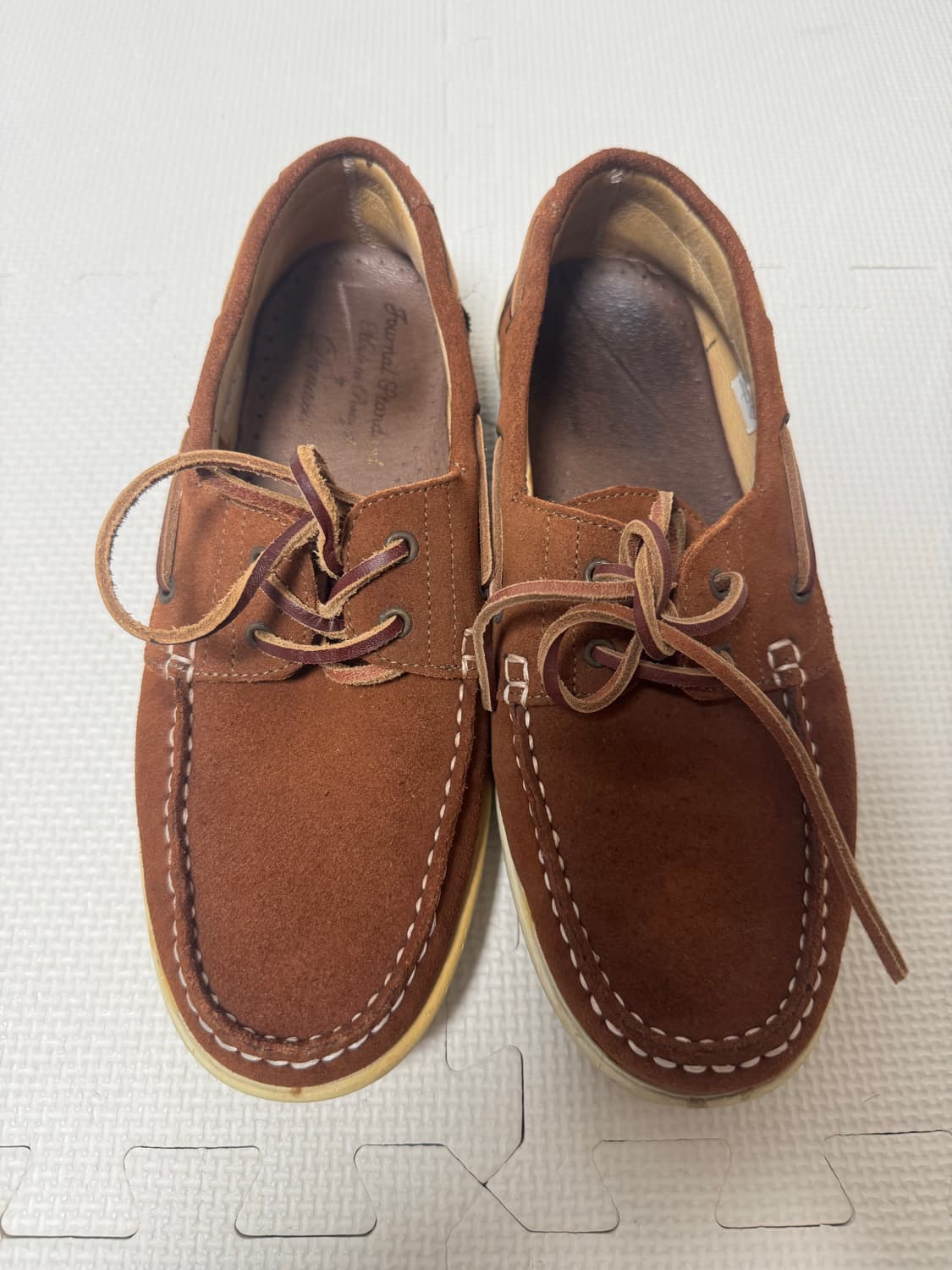 저널스탠다드x다나사 스웨이드 보트슈즈 상품이미지2