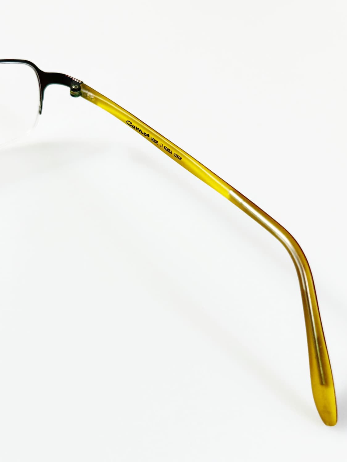 CAMO FASHION 반무테 메탈 스퀘어 빈티지 안경 상품이미지6