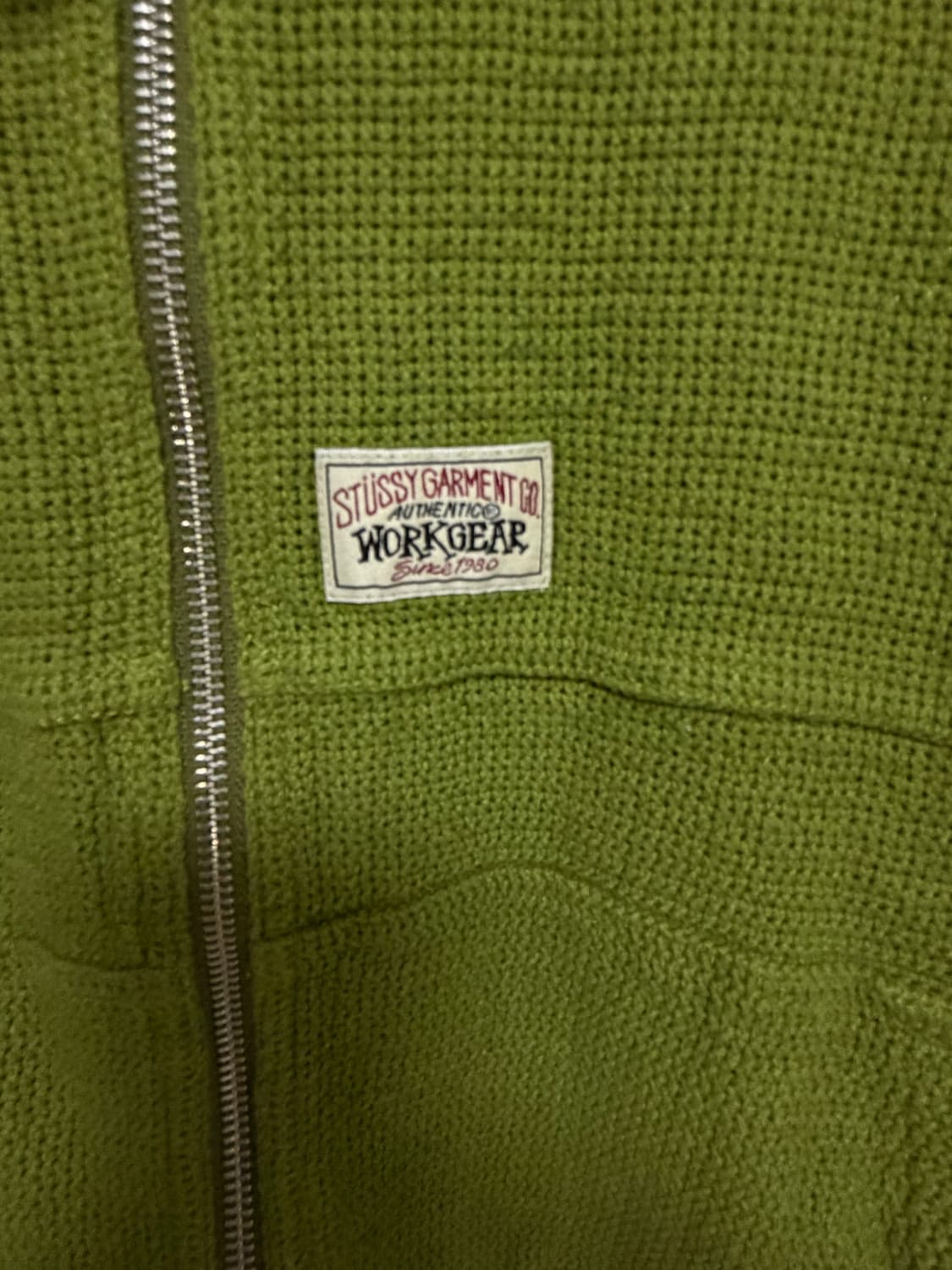 STUSSY WORKGEAR 후드 집업 M 한번착용 상품이미지3