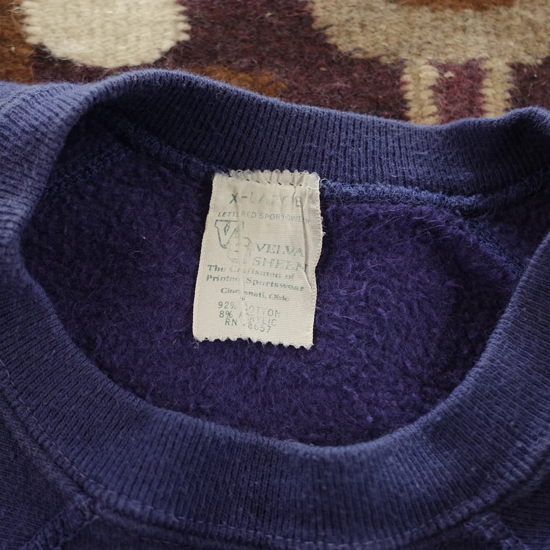 1970’s Velva Sheen 1/2 Sweatshirt 상품이미지5