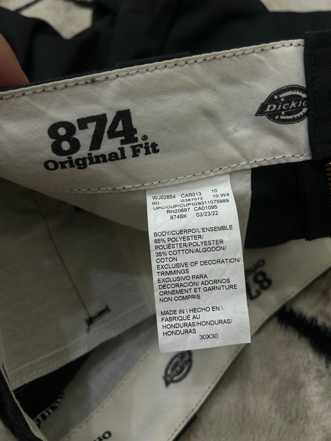 [30]디키즈874 치노팬츠/블랙 상품이미지4