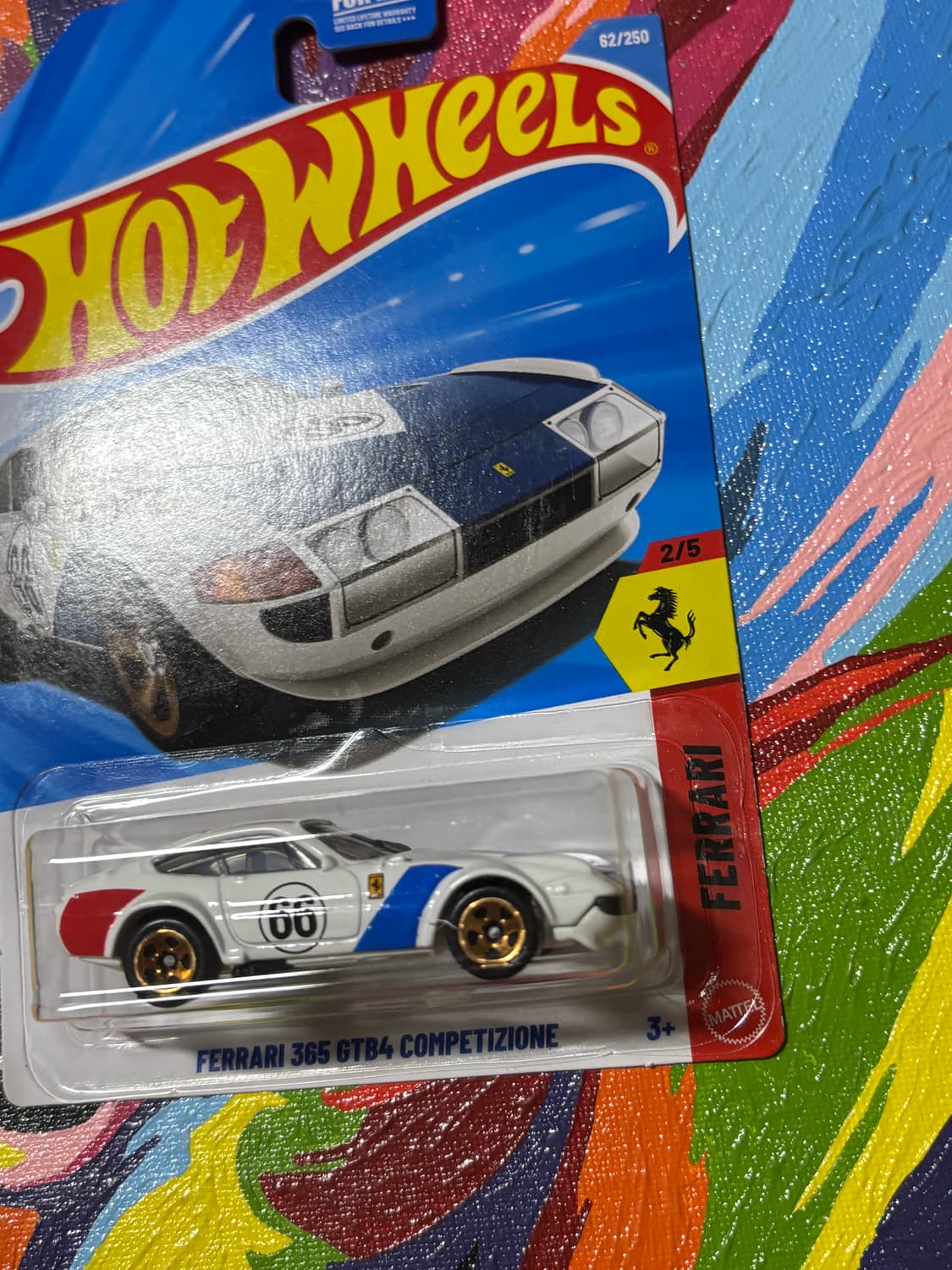 미개봉) 페라리 365 GTB4 컴페티치오네 다이캐스트 핫휠 인테리어소품 상품이미지2