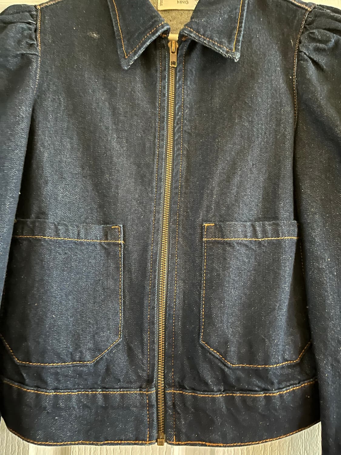 MANGO 데님 셋업(지퍼재킷/벨트스커트) 상품이미지4