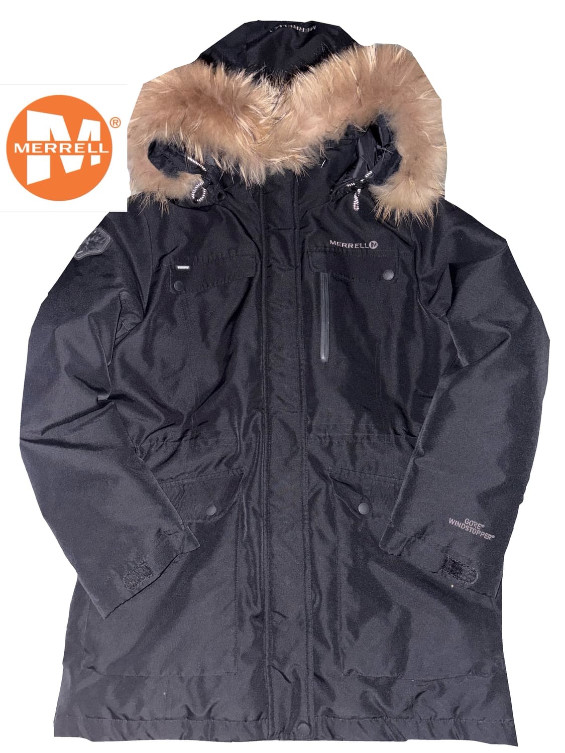 y2k 머렐 여성 폴라랜드3 구스다운야상 블랙 점퍼 자켓 상품이미지1